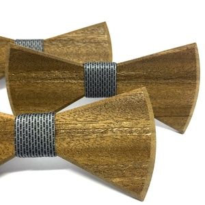 New Wooden Bow tie Elegant (Sapeli)